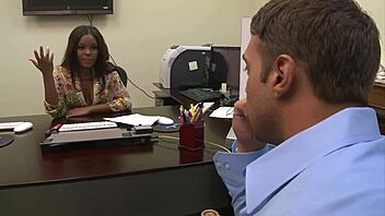 why does ebony babe candice nicole crave sucking and riding that massive white cock for creampie?