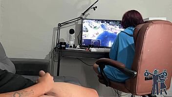 hey, risking it all by pulling out my big cock like this?