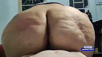 i bet you can't hold back from cumming as this fat delicious big-ass bbw sits down hard