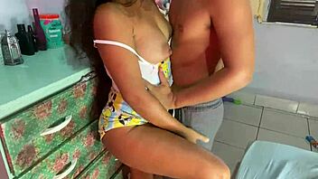 Teased him after parents left and he couldnt resist