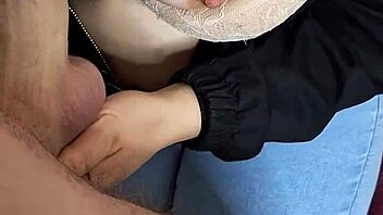 the hot wife bends over in her tight jeans for a passionate doggystyle pounding from behind. she takes a massive cumshot right on her curvy ass.