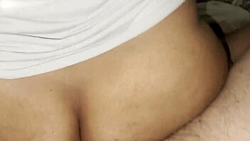 blonde latina sucking and milking every drop from interracial partner, but why so eagerly