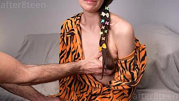 young woman faces unwanted demands on her birthday in taboo fantasy scenario