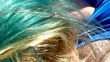 Oh Wow, Cheating Blonde Whore Sucks Cock And Takes Facial In Public!