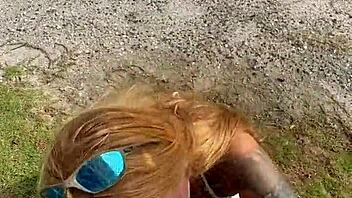 Spotted Blonde On Beach And Paid Her For Outdoor Blowjob Action