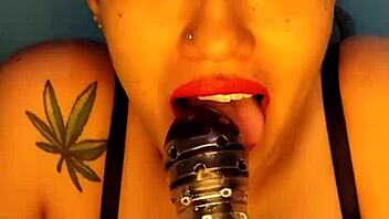 Oh My God, Watch This Horny Colombian Babe Squirting Wildly with Her Dildo in the Shower!