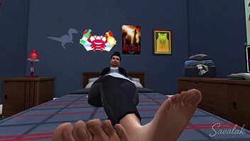 two mistresses dominate young boyfriend with toys in full interracial story