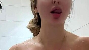 Milf Wife with Huge Natural Tits Craves Double Cock Action in Bathtub Masturbation Frenzy!