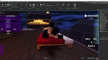 Unexpected Roblox fun turns into intense anal session with slutty best friend