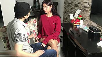 hey, petite latina stepsister with small tits loves riding doggystyle and swallowing cum creampie 😏💦