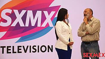 Sexmex Weather Presenter Elizabeth Marquez Gets Quickie Fuck In Big Ass Brunette Latina Scene