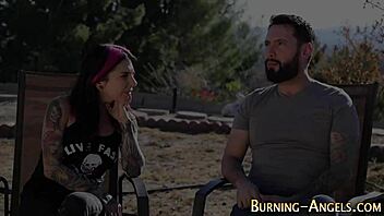 hey, wanna rail this tattooed alt whore in a wild threesome?