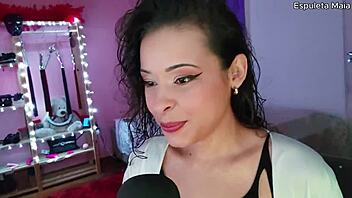 Who Knew This Hot Latina With Natural Tits Could Almost Suck Her Own Breasts?