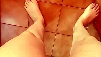 Super relaxing slow motion on pregnant brunette pussy