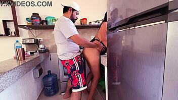 hey, why is this sexy mexicana cooking in a tanguita getting her ass licked and fucked so rico?