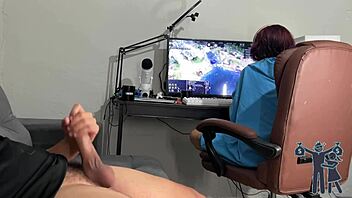 hey, risking it all by pulling out my big cock like this?