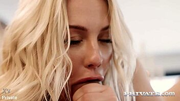 Angie Lynx becomes aroused during an intimate session featuring deep penetration