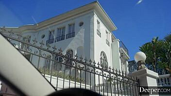 i feel so deep as morgan pleases her boss manual with blowjob and riding in lingerie