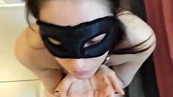 Oh Wow, Submissive Blonde Licking Cum From Feet After Intense Spanking And Blowjob!