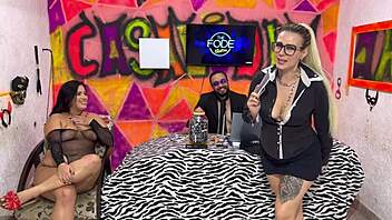 NARRATIVE OF DIGUINHA DJ DANCING WITH MULHER MELANCIA BBW SHOWCASING HUGE CURVES AND ASS SHAKING