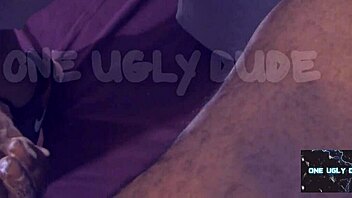 Huge black tits jerking off.