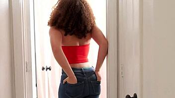 Black lesbian teen 18+ explores intimate moments with mature blonde woman