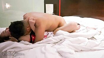 why does this pretty asian widow crave tight pussy creampie from intense homemade fucking sessions?