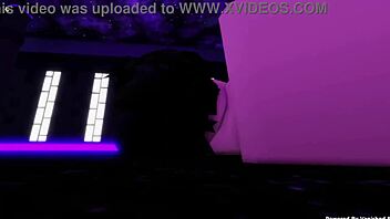 i got wild after the party with intense roblox-inspired sex in the hotel shower