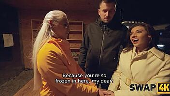 o-oh man, i-i watched as charlie dean pleased those two latinas with his huge cock in our first wild swap session