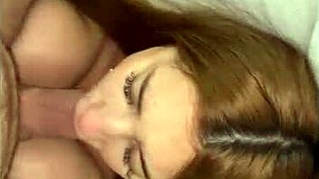 I-I put my hot roommate to suck my cock, oh man it felt so good with her tattoos and athletic body in the bedroom