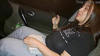 Big ass horny Latina with pierced nipples gets outdoor public anal fucking in park