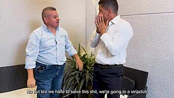 curvy milf housewife fucks her cuckold husband's best friend with rough sex on tibasins