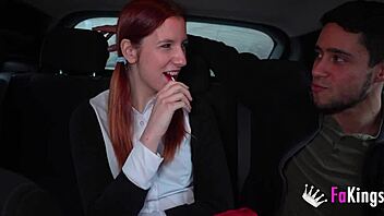 Crazy Young Redhead Takes Massive 10+ Inch Cock In Bathroom Quickie Until Cumshot