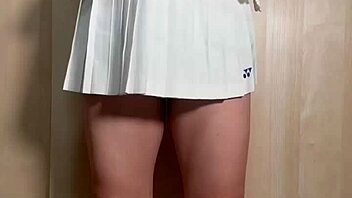 Hey, check out this uniform maid in bloomers or tennis skirt – wanna see embarrassing anal and nipple training with buttplug?