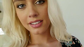 blonde gets tricked into showing big tits!