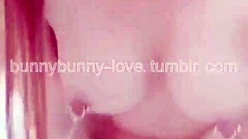 Slut with pierced tits and pussy dancing as Taiwanese bunny