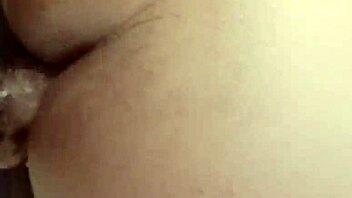 Hairy big ass babe screams during outdoor anal pounding with monster cock creampie