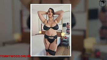 curvy arabic pornstar sarah arabic with big natural tits rides huge white cock in missionary, dirty talk and rough fucking until cum on tits