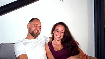 sexy skinny french milf caly with big tits and brunette hair debuts on camera!