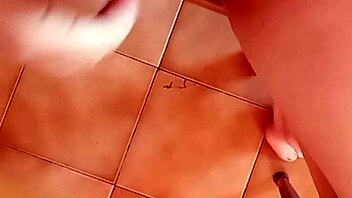 Super relaxing slow motion on pregnant brunette pussy