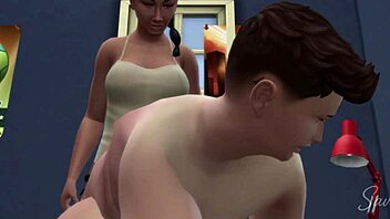 two mistresses dominate young boyfriend with toys in full interracial story