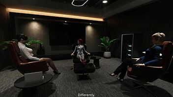 i fantasize about strapon play with shaved redhead lesbians in group