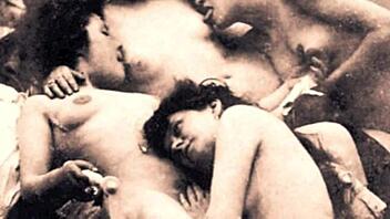 Group sex heats up comparing wild orgies from the 20th century versus steamy 19th century encounters
