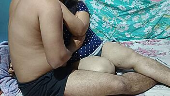 Real homemade sex with moaning Indian wife getting pounded hard!