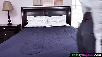 Things heated up with the redhead teen riding in cowgirl during an intense session.