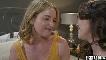 Big ass Charlie Forde gets her wet pussy licked and fucked hard by horny milf Casey Calvert in steamy lesbian action