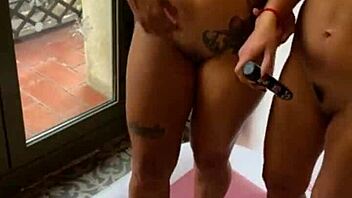 wanna see this lesbian threesome with wild masturbation and squirting cum all over one girl's face?