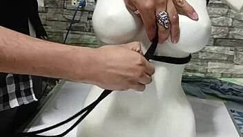 Curious about tying breasts in a peruvian bdsm tutorial style