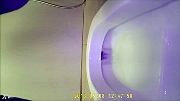 Asian Teen 18+ Pees In Toilet With Hidden Camera Capturing Every Wet Moment!