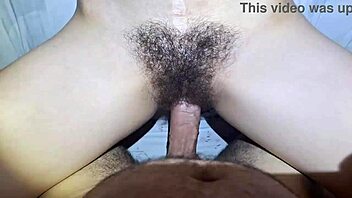 Cum on that hairy pussy in missionary now!